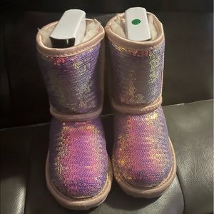 Girls sequins UGG boots